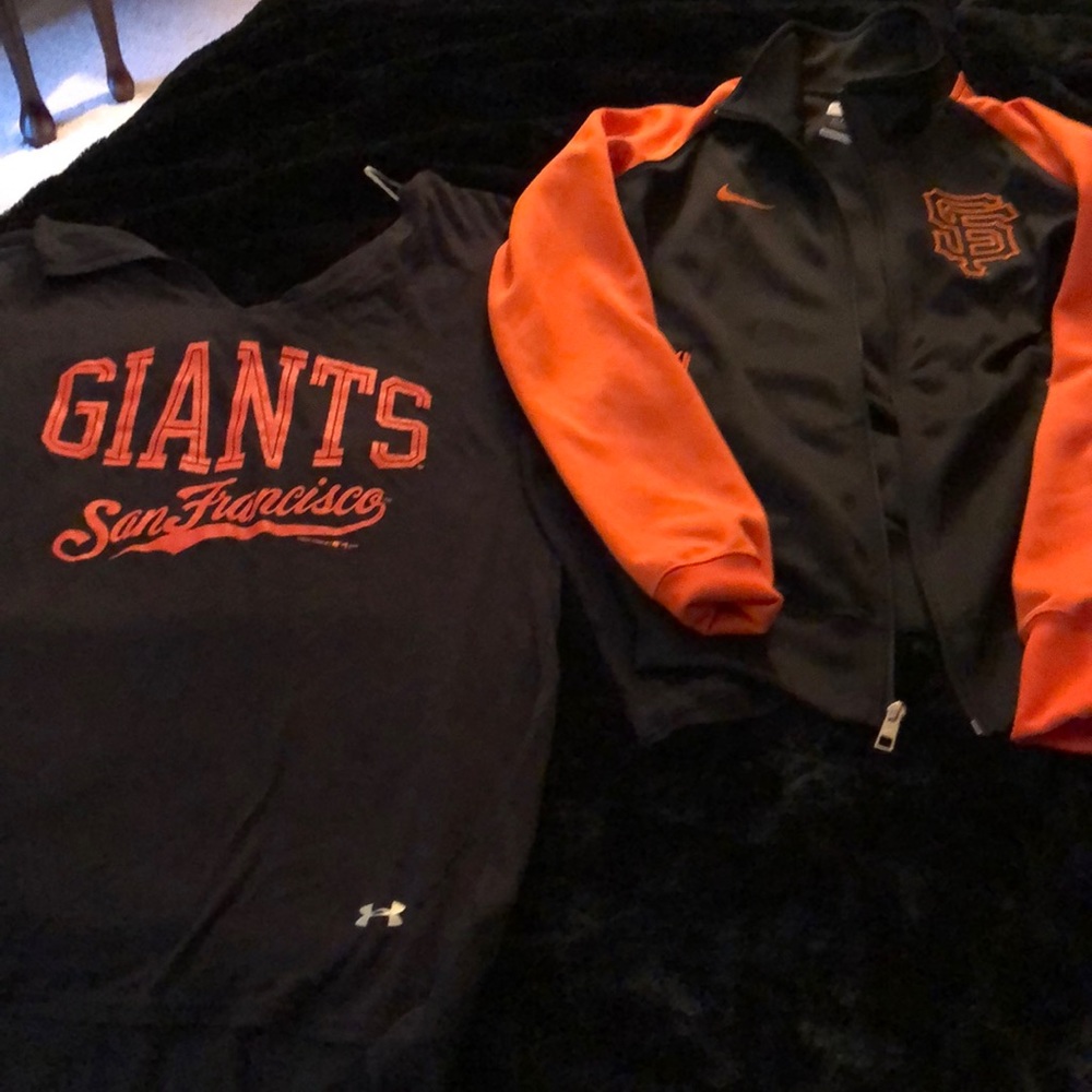 Nike San Francisco jacket and LS Shirt